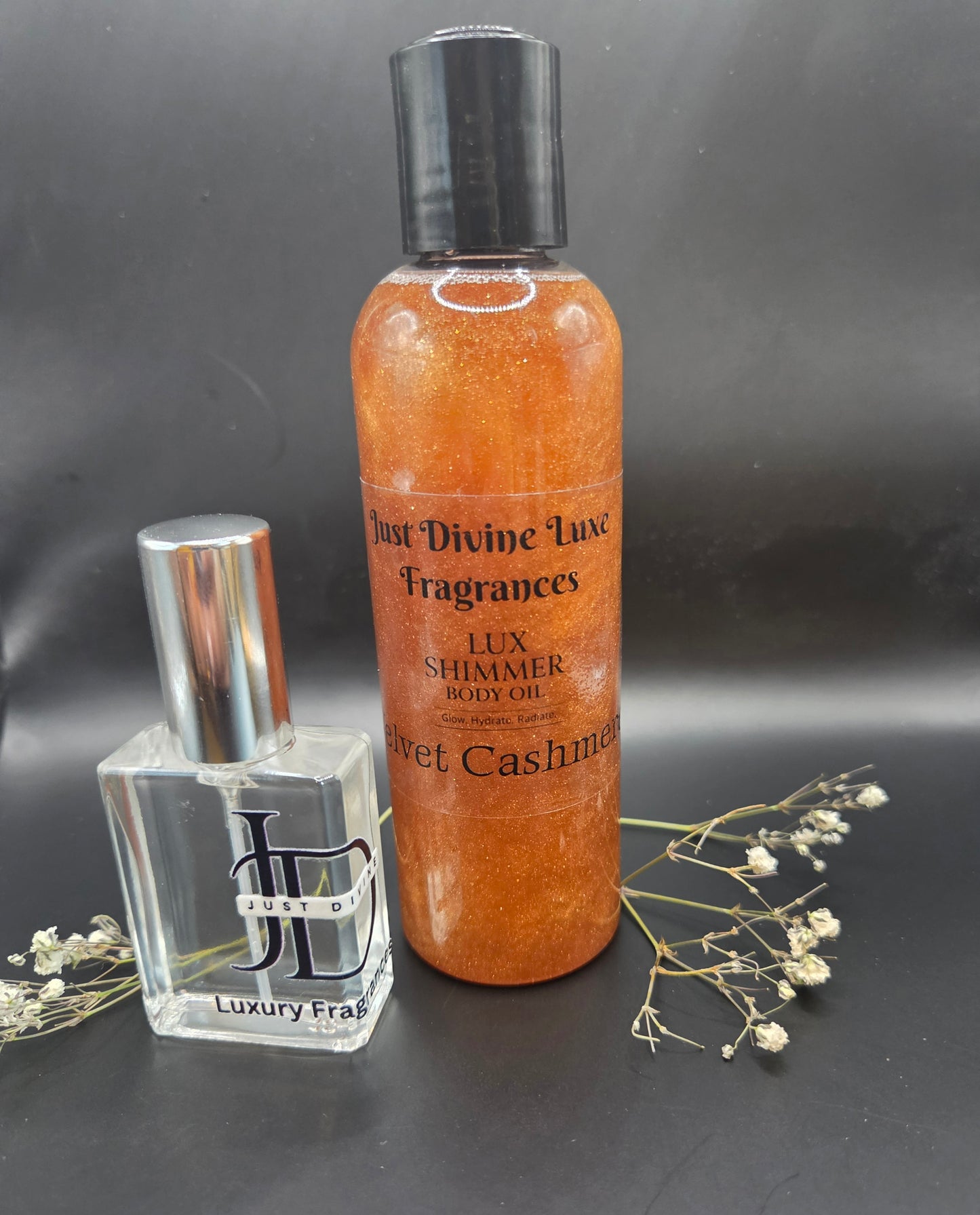 Luxe Shimmer Parfum Body Oil and Parfum Set